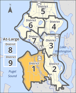 Map of District